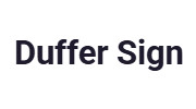 Duffer Sign