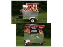 Hot Dog Cart Lettering