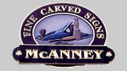 Mc Anney Fine Carved Signs