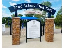 Mud Island Dog Park Fabricated Metal Arch Monument